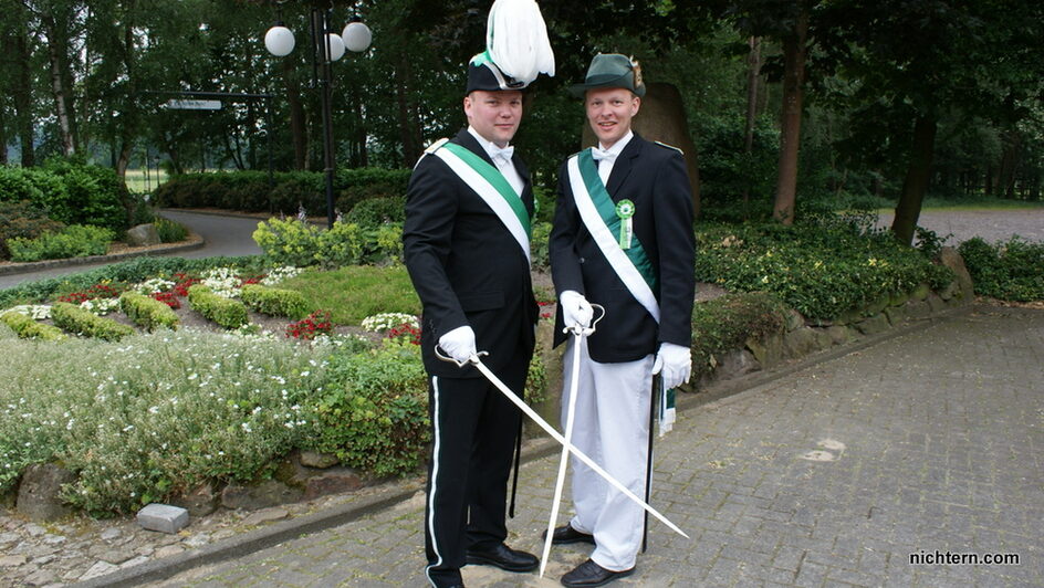 Hauptmann Christian Wiggering und Leutnant Stefan Valtwies