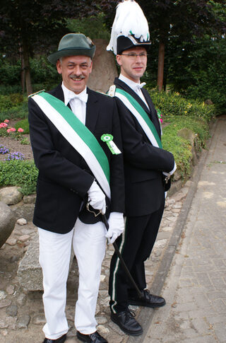 Leutnant Ludger Picker und Hauptmann Andreas Knuf