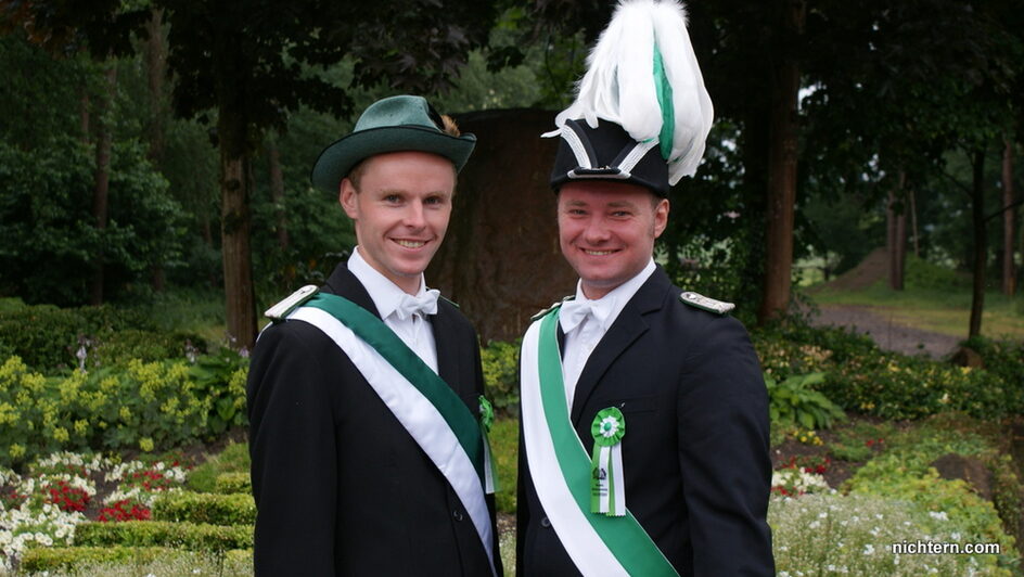 Hauptmann Thomas Weddeling und Leutnant Christoph Jägering