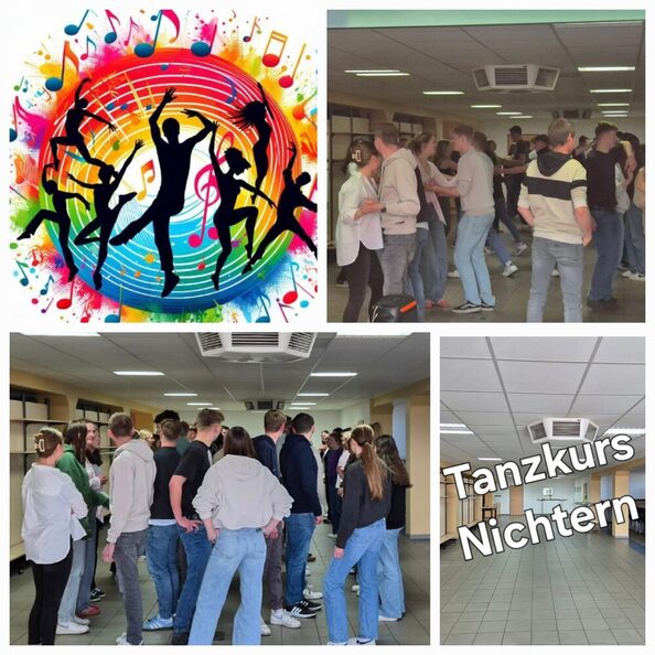 Collage, Nichtern tanzt
